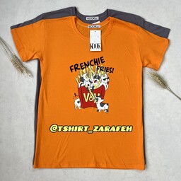تیشرت اسپرت دخترانه زنانه طرح فرنچی برند کوک(ارسال رایگان)
