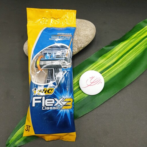 خود تراش بیک مدل Flex 3 Classic بسته 3 عددی