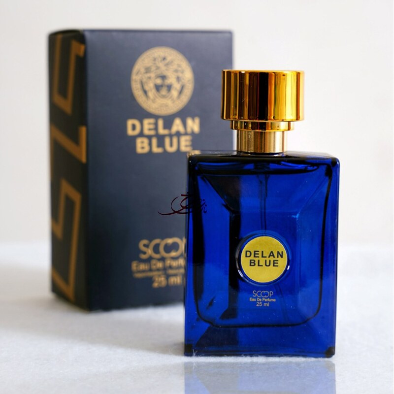 عطر جیبی مردانه اسکوپ مدل دیلان بلو DELAN BLUE حجم 25 میلی لیتر