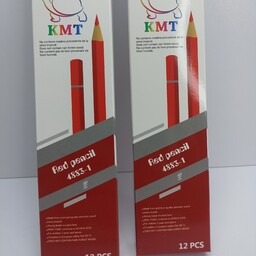 مداد قرمز در بسته 12 تایی 
