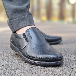 کفش مردانه بدون بند مشکی سایز 40 تا 44