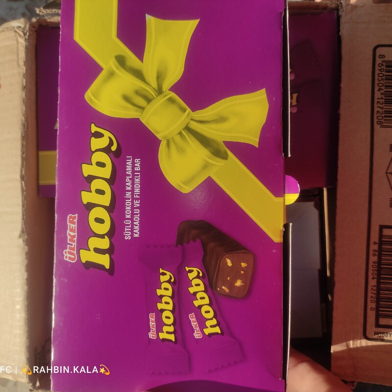شکلات هوبی مینی 600گرم حدود 100عدد در بسته
