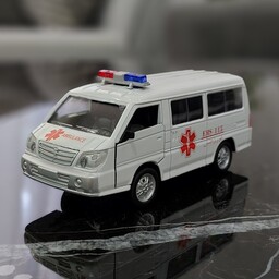 اسباب بازی ماشین فلزی (ماکت) آمبولانس ایرانی