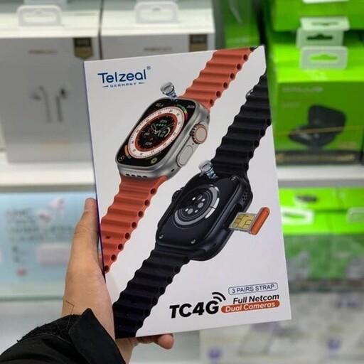 ساعت هوشمند سیم کارت خور تلزیل مدل TC4G با دوربین دوگانه