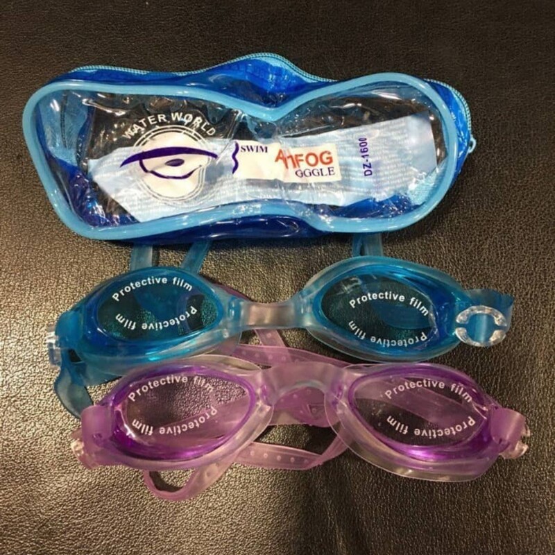 عینک شنا بچگانه کیفی قیمت مناسب آنتی فوک رنگبندی همراه با گوشی
