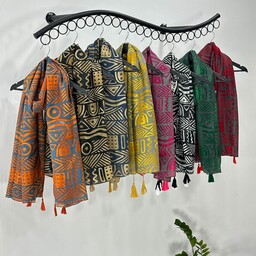 شال طرح زارا جنس نخی در  رنگ های مختلف طول  190 سانتی متر عرض 70 سانتی متر