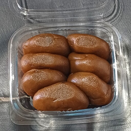 حلوا سیاه حلوا جوانه گندم ( حلوای سین ) سوغات ارسنجان فارس (بسته 500 گرمی)