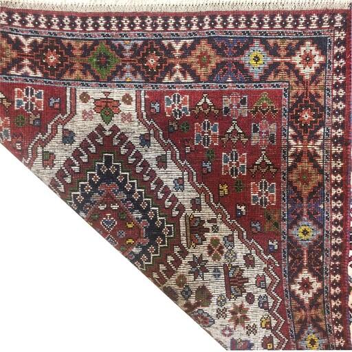 فرش دستباف قشقایی یلمه شیراز شکروی کد11216