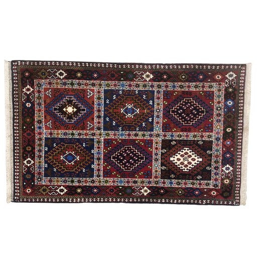 فرش دستباف قشقایی یلمه شیراز شکروی کد11214