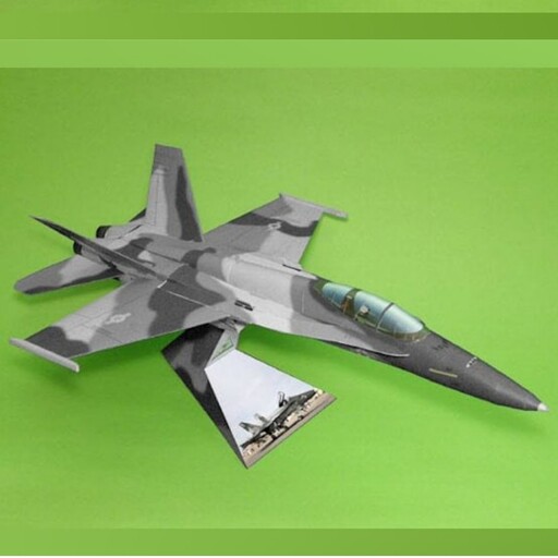 کیت ساخت ماکت جت جنگنده F-18 استتار 