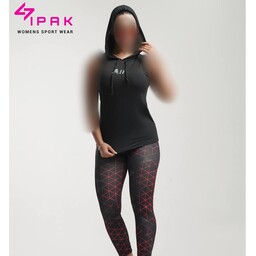 ست تاپ کلاهدار لگ کمر پهن ورزشی زنانه با رنگبندی جذاب جنس آیس کره ای اعلا سایز فری 36 تا 42 بسیار شیک و با کیفیت