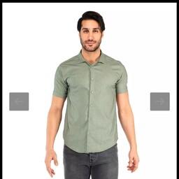 پیراهن مردانه سبز سدری