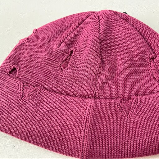 کلاه زنانه و مردانه بافتنی زاپ دار زمستانه گرم