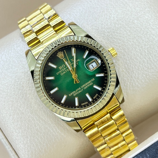 ساعت رولکس صفحه سبز قاب متوسط زنانه و مردانه خاص Rolex