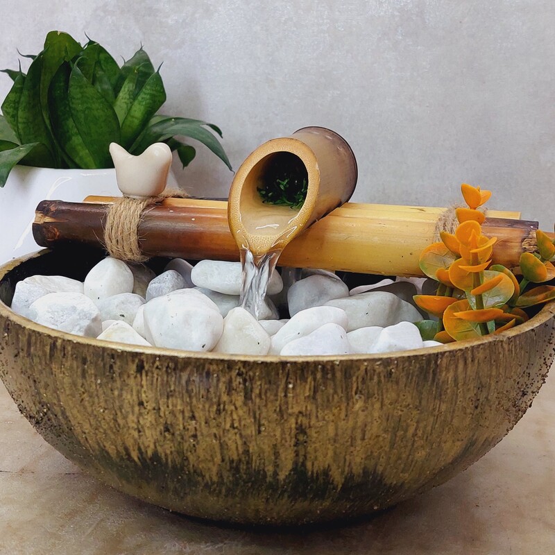 آبنماخانگی طرح اسکله بامبو (آبنمای رومیزی خانگی طرح اسکله بامبو )کادویی خاص
