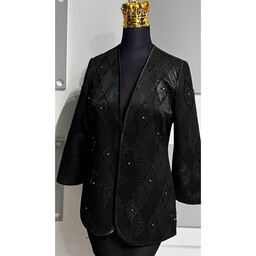 کت  مجلسی و مزونی ،پارچه ژاکارد ترک    تک رنگ   در 4 سایز مناسب تا سایز 40