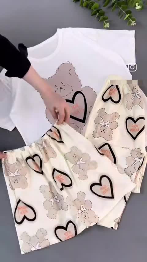 ست سه تیکه وارداتی تیشرت و شلوارشلوارک گورخری زبرافانتزی تخفیف بلوز زنانه دخترانه لباس راحتی 