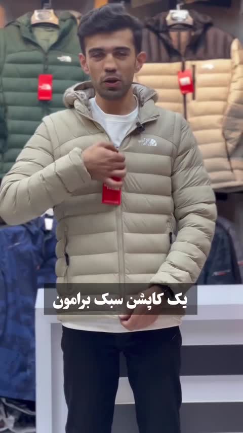 کاپشن مردانه جلیقه شو مارک نورث فیس