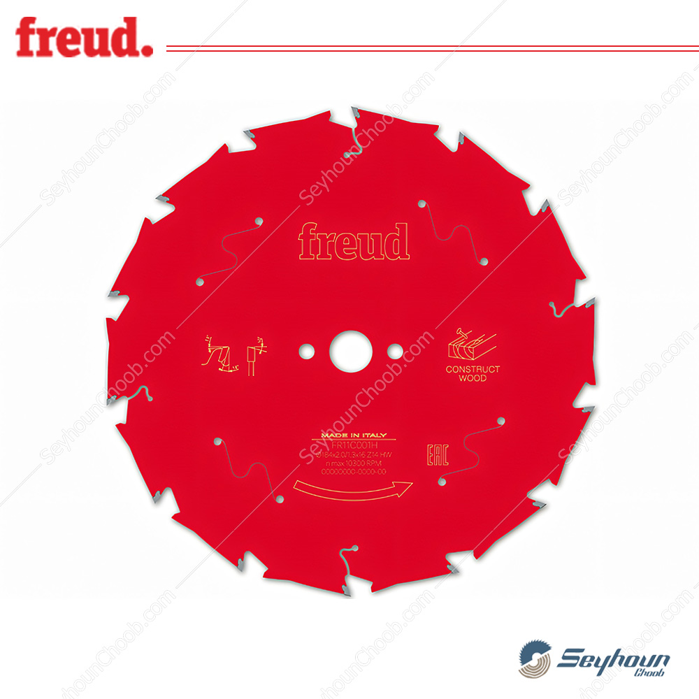 تیغ اره الماسه چوب بر قطر 18.4 سانتی متر (مخصوص گردبر دیوالت) 14دندانه  فرود مدل FR11C001H