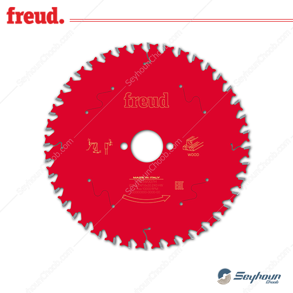 تیغ اره الماسه چوب بر قطر 19 سانتی متر 40 دندانه فرود مدل FR13W007H