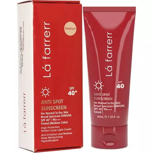 کرم ضد آفتاب و ضد لک لافارر پوست خشک