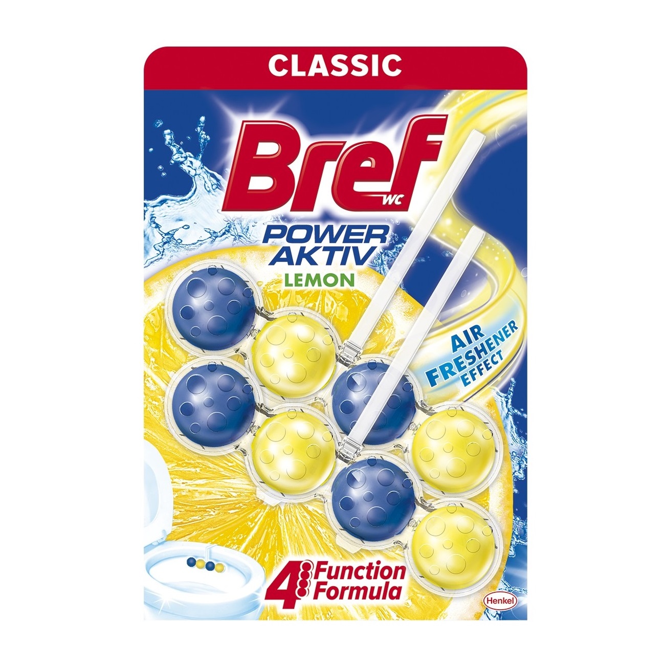 خوشبو کننده توالت فرنگی برف 8 تایی لیمویی