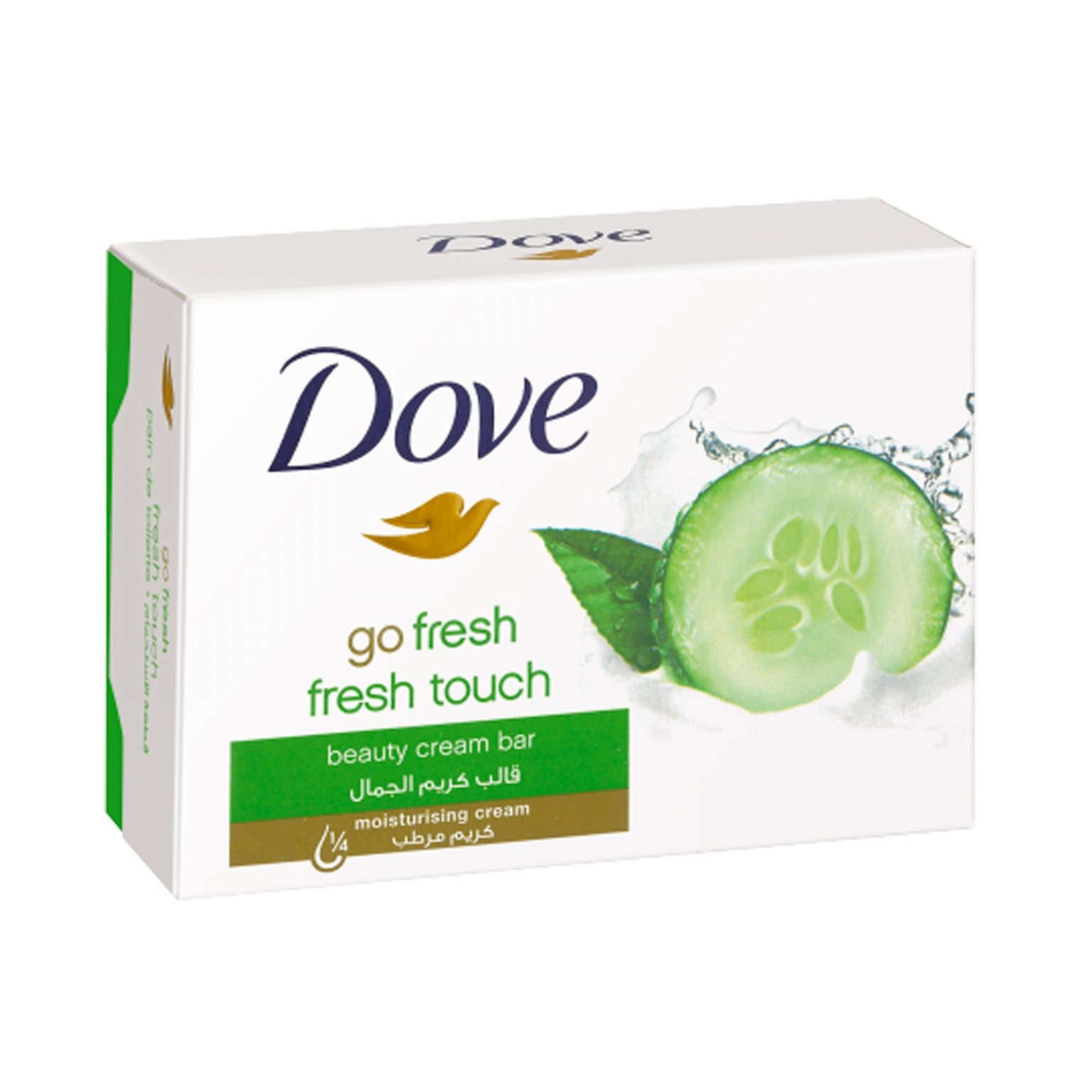 صابون داو مدل Fresh Touch حاوی عصاره خیار و چای سبز