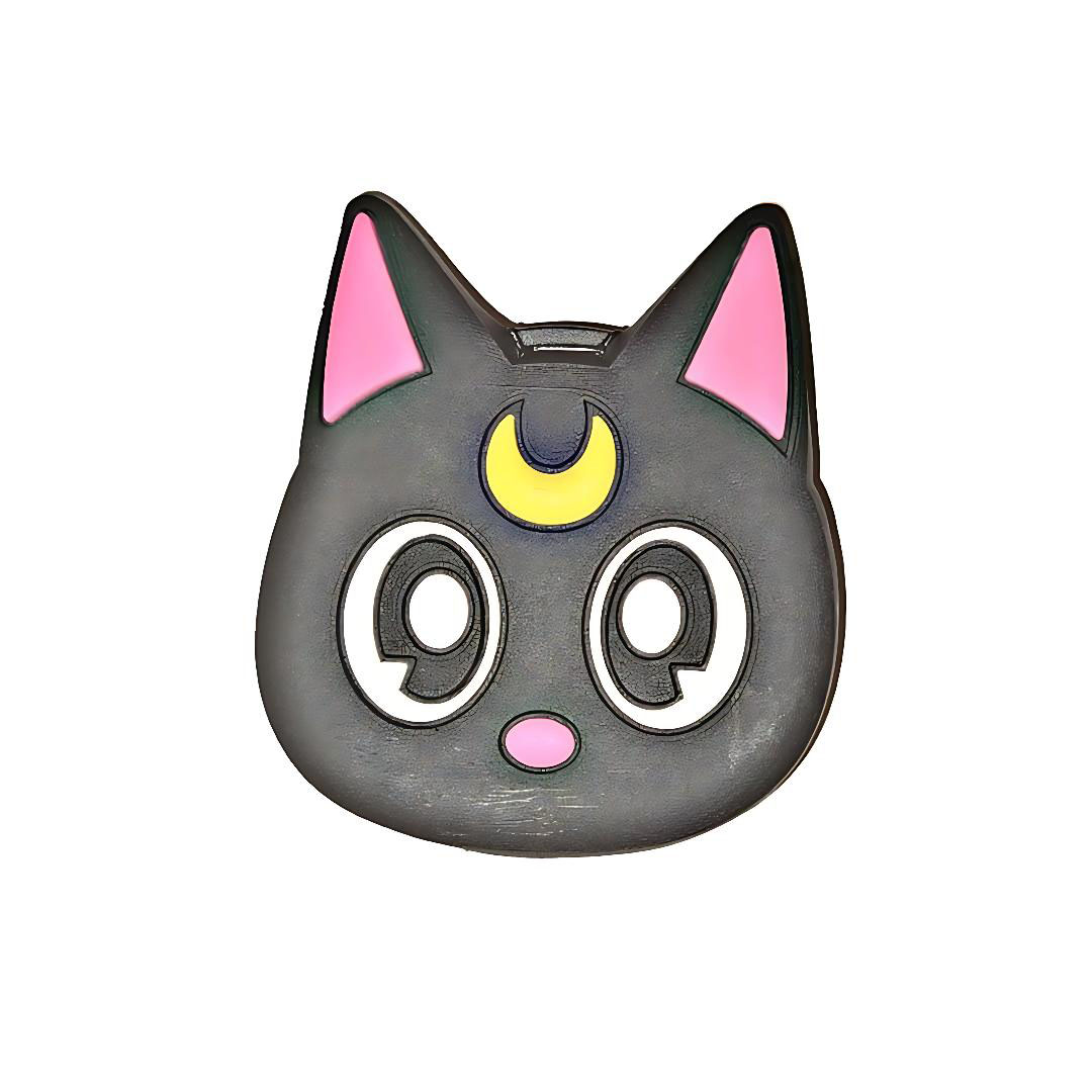 پاپ سوکت سیلیکنی طرح گربه سیاه