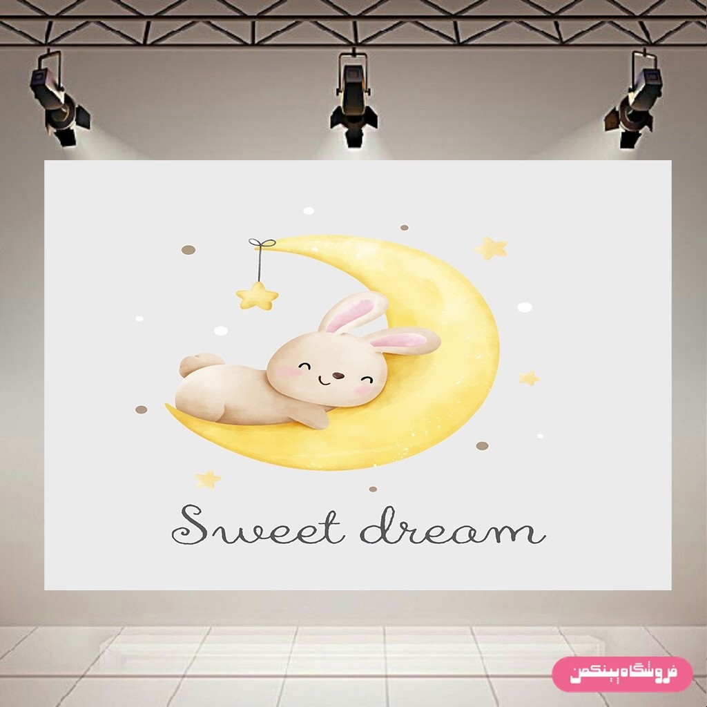 پوستر پینکمن طرح کودکانه خرگوش طرح خواب خوب کد Jm104114