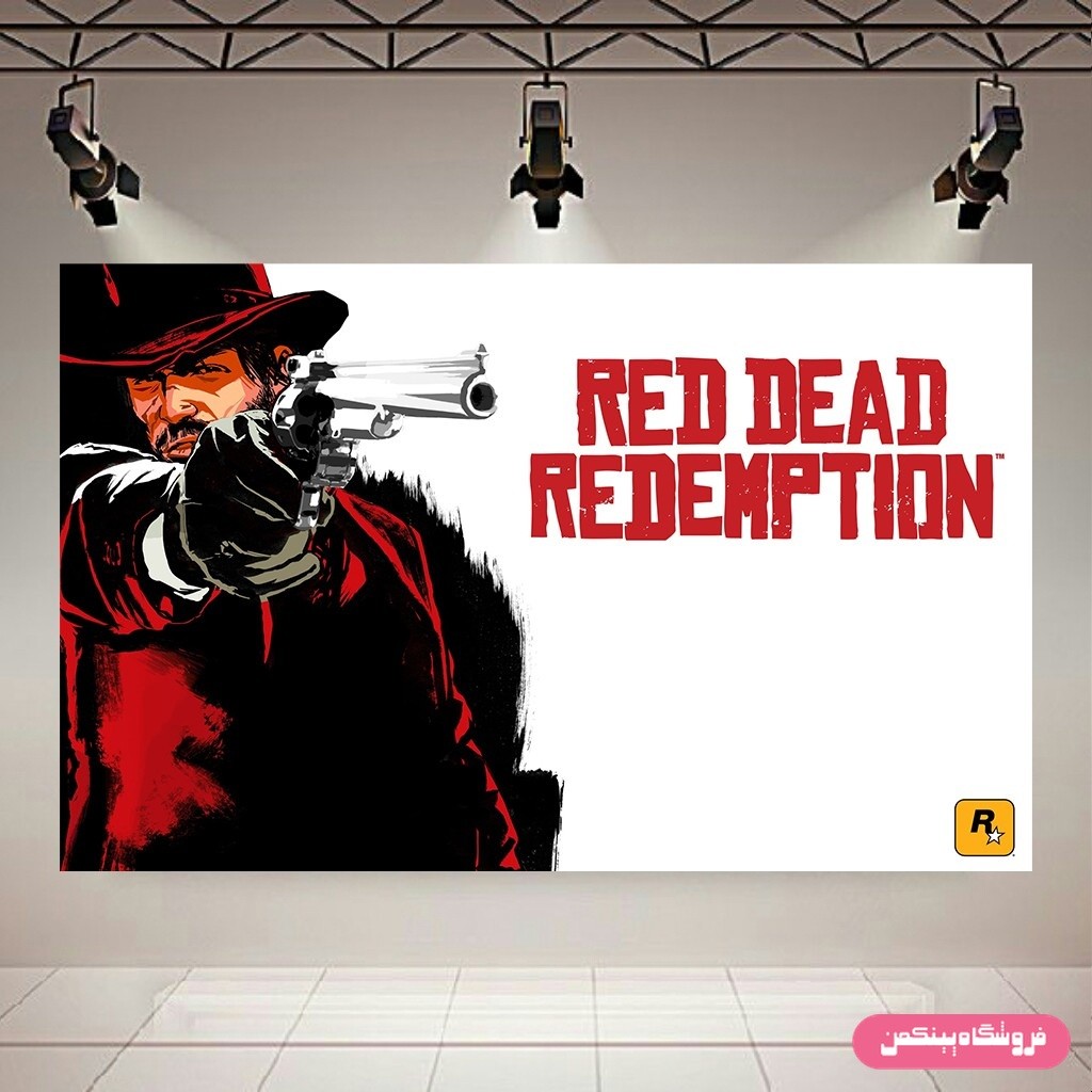 پوستر پینکمن Red Dead طرح گیم طرح Redemption کد Jm17171