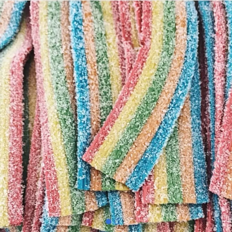 پاستیل شکری نواری رنگارنگ Lico Rico ساخت ترکیه وزن 1200 گرم