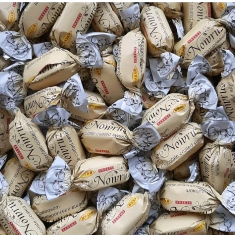 شکلات پذیرایی نوروز با مغز ژله ای عسلی 1 کیلویی Nowruz