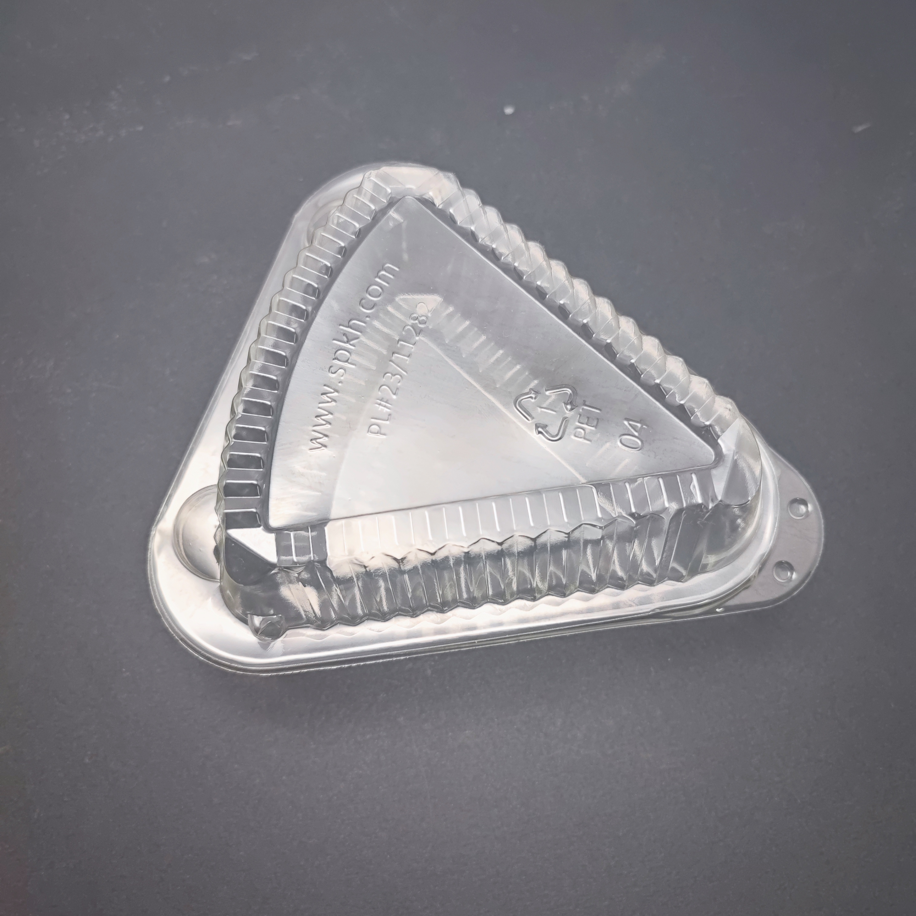 باکس یکبار مصرف اسلایس کیک مثلثی بسته 10 عددی