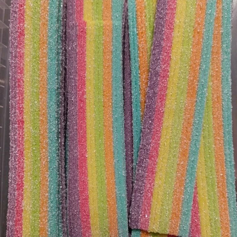 پاستیل شکری ترش نواری ترکیه 200 گرمی فوق العاده خوشمزه و مغزدار