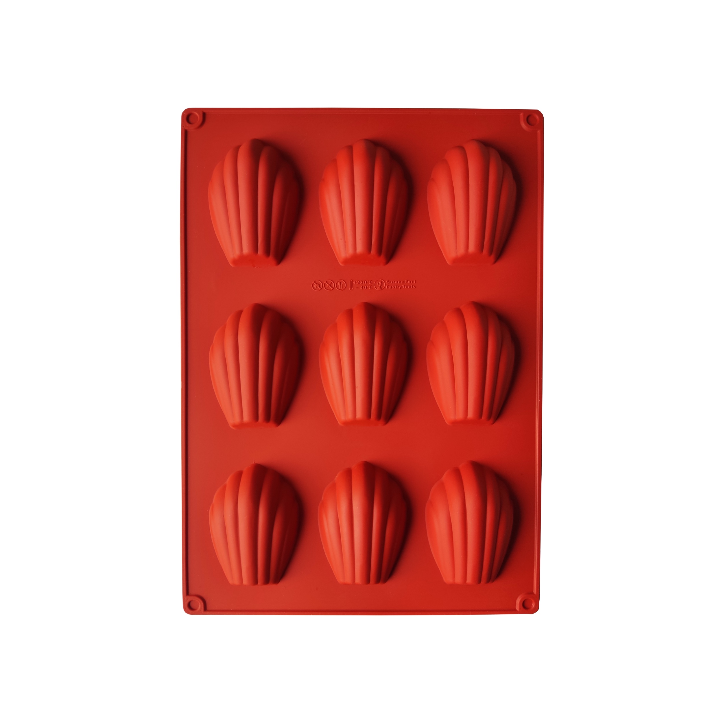 قالب دسری سیلیکونی مادلن 9 خانه