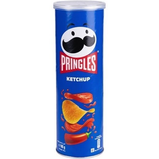 چیپس کچاپ پرینگلز Pringles Ketchup  وزن 165 گرم