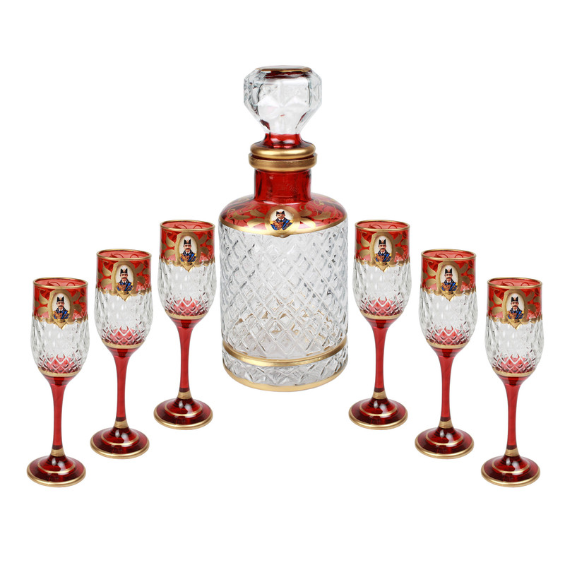 ست تنگ و لیوان 7 پارچه مدل شاه عباسی کد 109