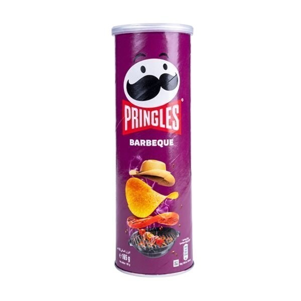 چیپس باربیکیو پرینگلز  وزن 165 گرمPringles BBQ Crisps