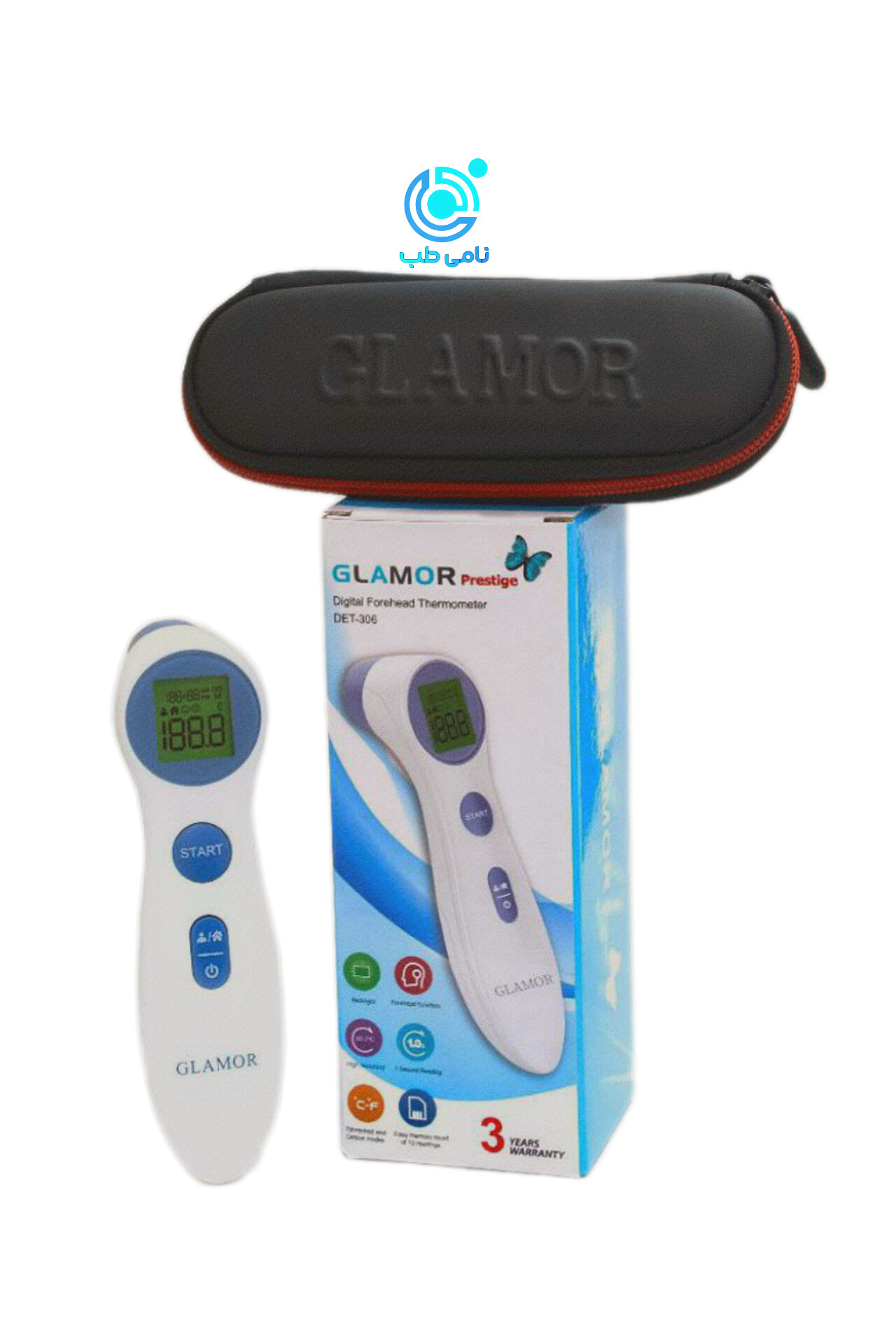 تب سنج پیشانی و اشیا گلامور DET-306
