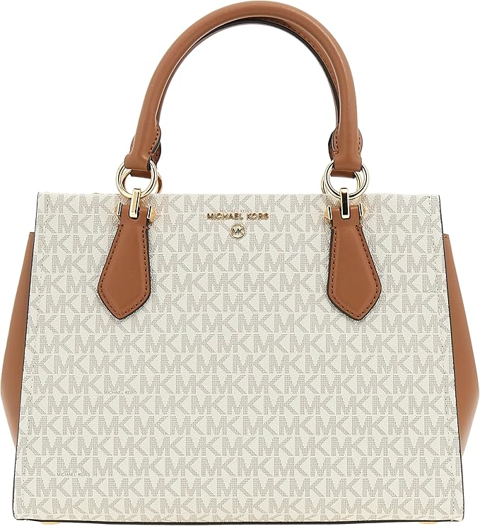 کیف دستی زنانه Michael Kors مدل MD ساتچل - رنگ قهوه‌ای تیره (کد 30S2G6AS2B)