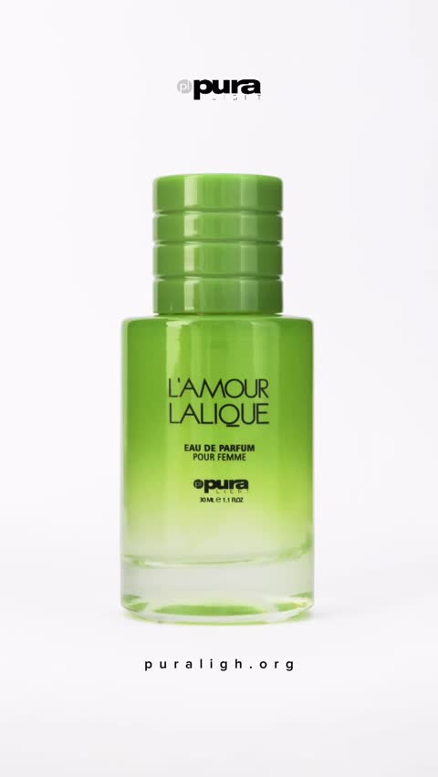 ادوپرفیوم مینیاتوری زنانه پورا مدل Lamour Lalique حجم 35 میل