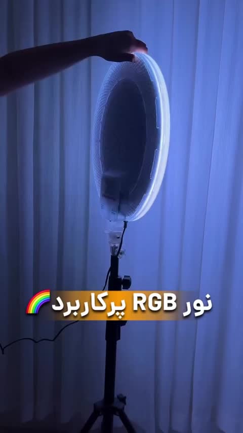 سافت لایت RGB (پنل نور ثابت ) مدل Fill light GS-450 RGB (مناسب یوتیوب ، تولید محتوا و..)