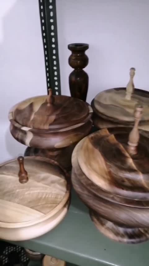 شکلات خوری چوبی قطر 25 سانت پایه دار 