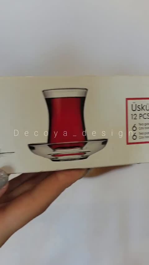استکان نعلبکی کمرباریک 4 خط لب نقره ای وارداتی 