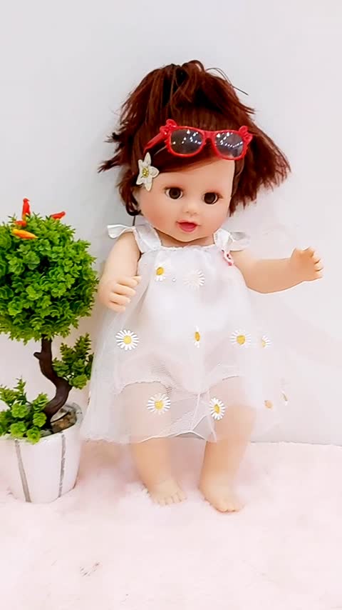 عروسک سیلیکونی 50 سانتی موزیکال مو کاشت