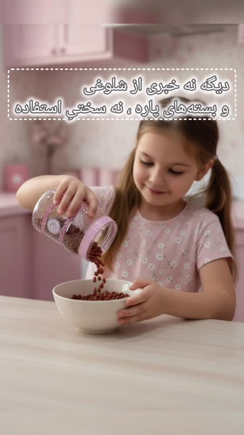 قوطی جاحبوباتی گلدار 