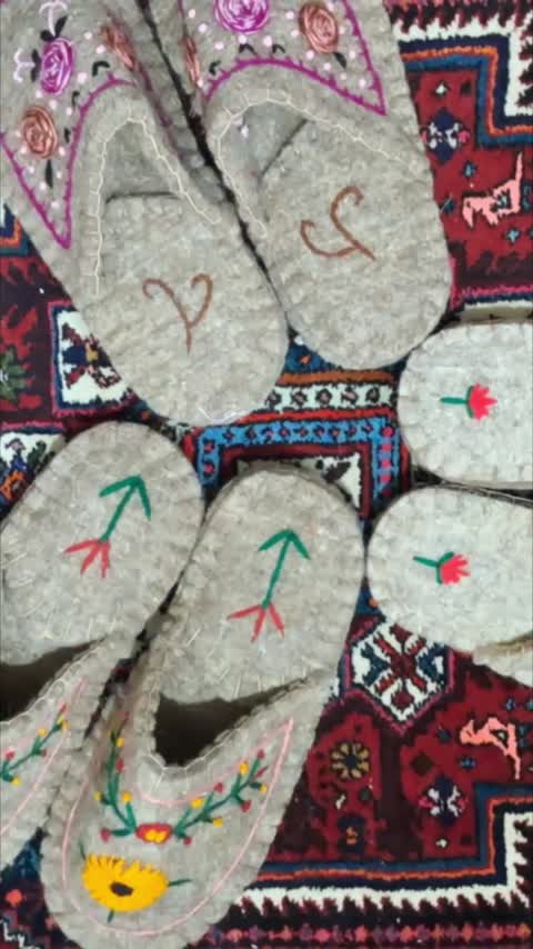 دمپایی طبی نمدی زنانه و مردانه