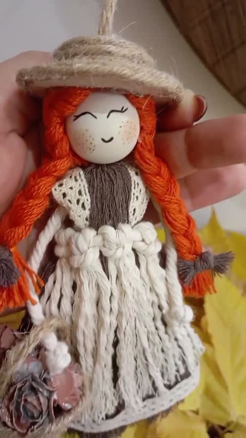 عروسک آنه شرلی مکرومه
