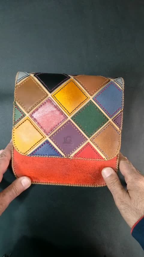 کیف معرق دوش زنانه (تولید شده با چرم طبیعی)