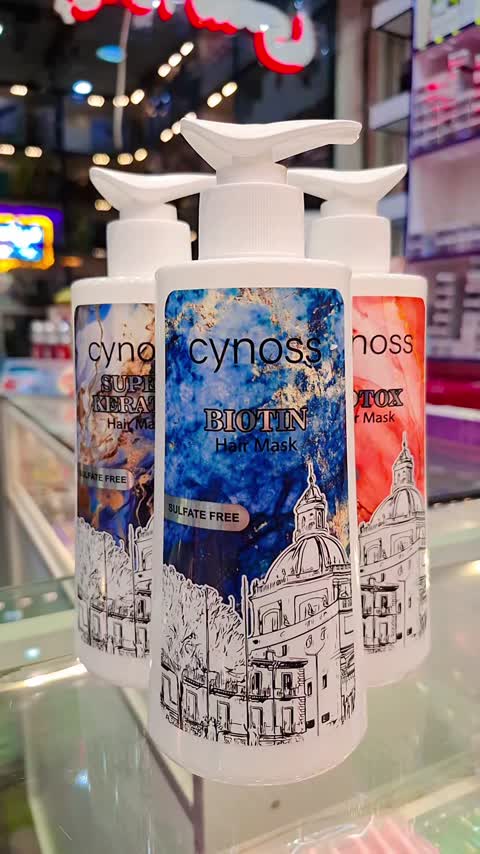 ماسک مو داخل حمام فاقد سولفات Cynoss اصل 400 میل 